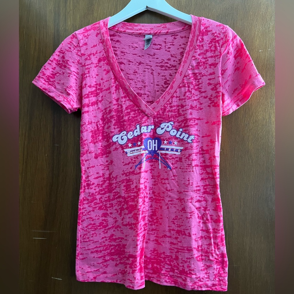 Cedar Point Gatekeeper V Neck Tee Shirt